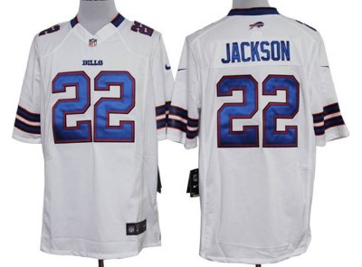 NFL Buffalo Bills 22 Running Back Fred Jackson White Game Jersey